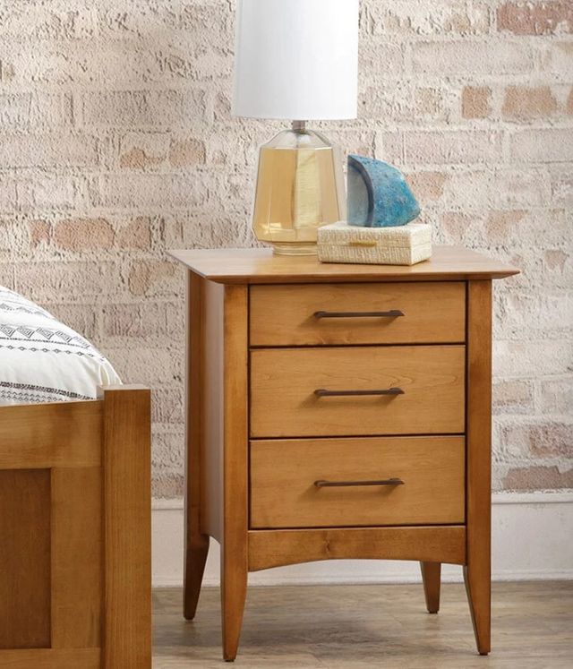 Country Classic Collection Customizable Simplicity 3-Drawer Nightstand-1