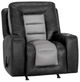 Franklin™ Branson Hugo Gray Manual Swivel Rocker Recliner-0