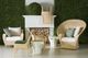 Century® Outdoor Complements Corinthian White Column Side Table-2