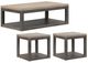Liberty Furniture Piedmont 3-Piece Ash/Charcoal Occasional Table Set-0