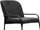 International Furniture Direct Comala Iron Gray Upholstered Barstool-1