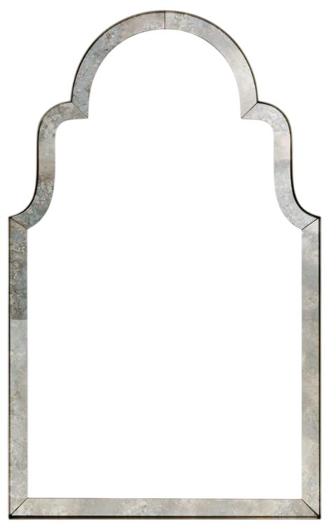 Uttermost® Brayden Antique Brass Arch Mirror-0