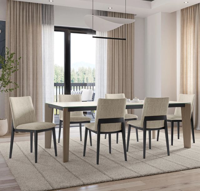 Amisco Customizable Fabiola 84" Rectangular Dining Table-1