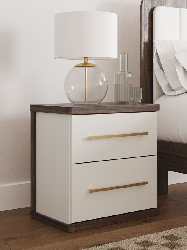 Signature Design by Ashley® Kendanport Brown/White 2-Drawer Nightstand-3