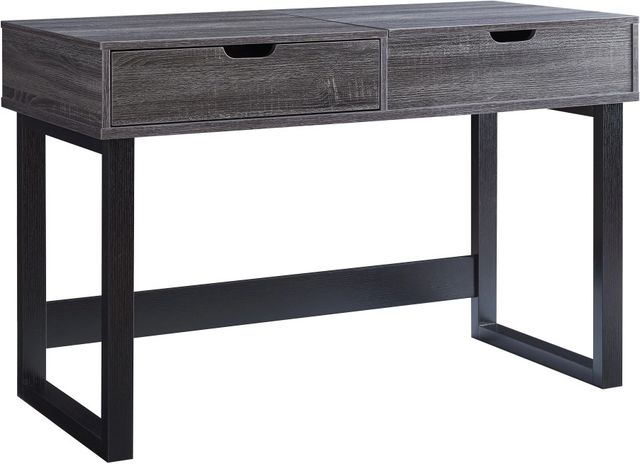 Brassex Inc. Grey/Black Lift Top Desk-0