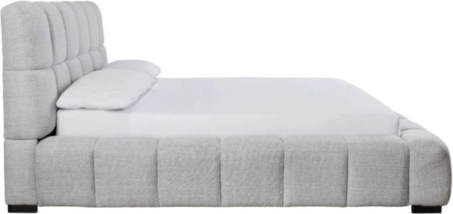 Signature Design by Ashley® Grendusk Light Gray California King Upholstered Panel Bed-2