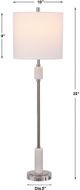Uttermost® Sussex Polished Nickel Buffet Lamp-2