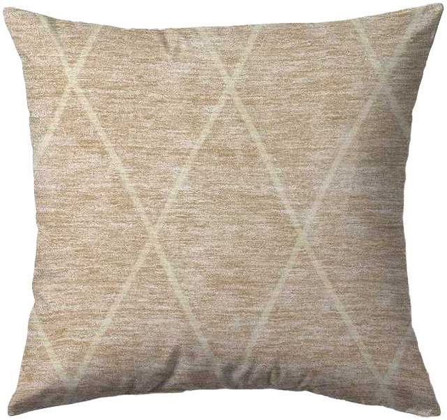 Dalyn™ Rug Company Lazio Salmon 22"x22" Feather Throw Pillow-0