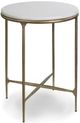Bassett® Furniture Keswick Bronze/White Round End Table-0