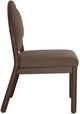 Modus Furniture Astor Claystone Arc Back Upholstered Dining Side Chair-3