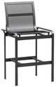Homecrest™ Outdoor Living Customizable Elevate Mesh Aluminum Outdoor Armless Bar Stool-0