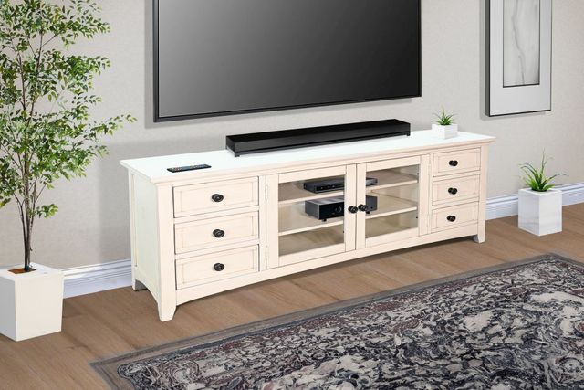 Sunny Designs™ Taylor Marble White 82" Media Console-2