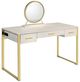 ACME Furniture Myles Antique White Vanity Set with Champagne Base-0
