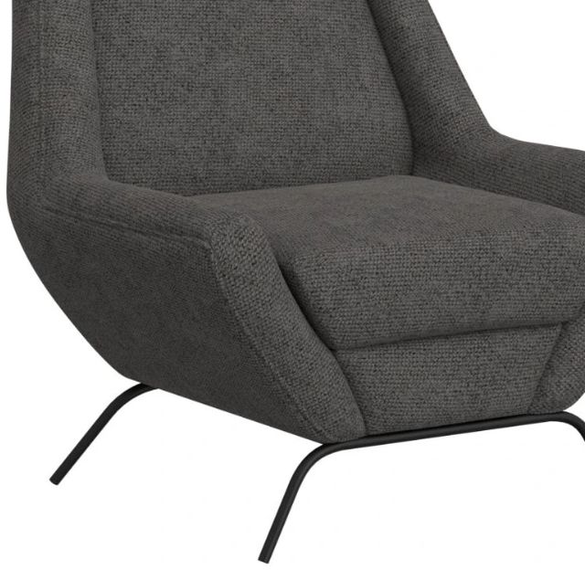 International Furniture Direct Tyne Gray Accent Chair-3