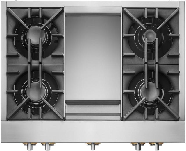 JennAir® RISE™ 36" Stainless Steel Natural Gas Rangetop-3