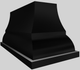 Vent-A-Hood® Designer Series 60" Black Island Range Hood-4
