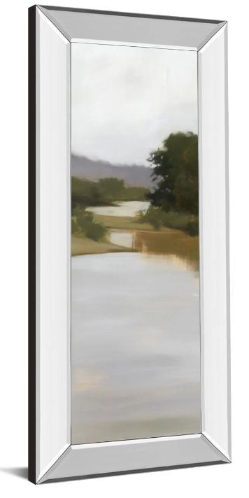Classy Art River Journey II by Megan Lightell Mirror Framed Wall Art-1