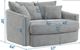 Jackson Furniture Matty Pewter Cuddle Chaise-5
