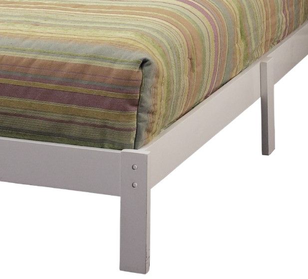 HH2 Home Aiden White Twin Youth Platform Bed-3
