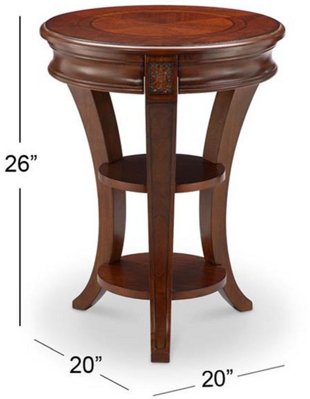 Magnussen Home® Winslet Cherry Round Accent Table-1