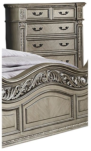 Mazin Furniture Catalonia Platinum Chest-3