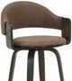 Armen Living Daxton Espresso/Vintage Dark Brown Counter Stool-5