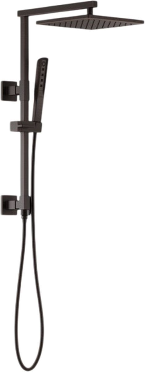 Brizo Essential™ Venetian Bronze® 12" Linear Square Single-Function Raincan Shower Head-3