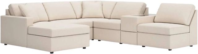 Signature Design by Ashley® Modmax 6-Piece Oyster Left-Arm Facing Sectional with Chaise and Storage Console-0