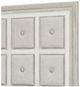 Pulaski™ Camila White King Upholstered Panel Bed-4