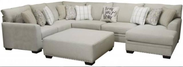 Jackson Furniture Middleton 3-Piece Cement Sectional Set-0