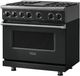 Viking® 7 Series 36" Antique Bronze Pro Style Dual Fuel Range with Griddle-2