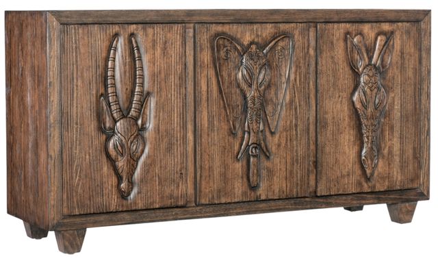 Hooker® Furniture Commerce and Market Safari Medium Wood Credenza-0