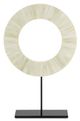 Currey & Company Natural Bone/Black Large Disc-1