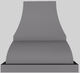 Vent-A-Hood® Designer Series 66" Gunsmoke Island Range Hood-2