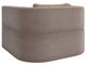 Caracole® Marbella Gray Accent Chair with Lucent Bronze Base-3