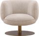 Dovetail Furniture Aisha Oatmeal Swivel Chair-1