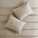 Olliix by Madison Park 3 Piece Taupe Full/Queen Leona Pom Pom Cotton Comforter Set-4