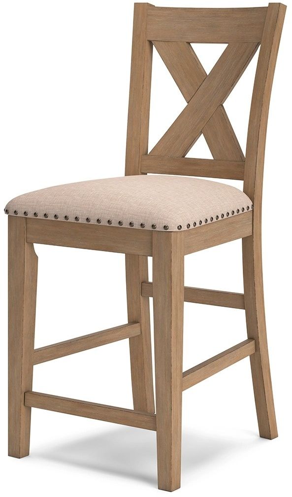 Signature Design by Ashley® Sanbriar Light Brown 40" Counter Stool-1