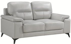 Mazin Furniture Mischa 2 Piece Silver Gray Sofa/Loveseat Set-2