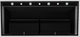 Vent-A-Hood® Designer Series 54" Black Wall Mounted Range Hood-1