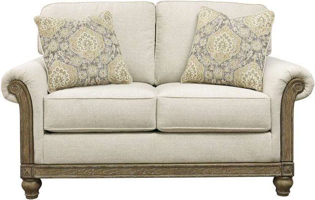 Benchcraft® Stoneleigh Alabaster Loveseat-1