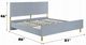 ACME Furniture Gaines Gray High Gloss Eastern King Panel Bed-2