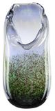 A & B Home Clear/Green Vase-1