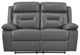 Homelegance® Laconia Dark Gray Double Manual Reclining Loveseat-2