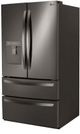 LG 28.6 Cu. Ft. PrintProof™ Black Stainless Steel French Door Refrigerator -2