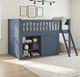 Homelegance® Nora Blue Twin Low Loft Bunk with Dresser-1