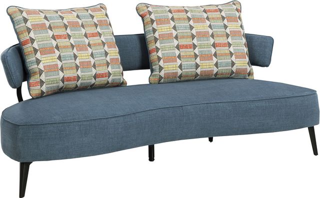 Signature Design by Ashley® Hollyann Blue Sofa-0