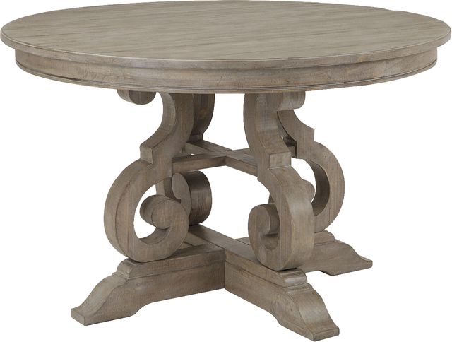 Magnussen Home® Tinley Park Dovetail Gray 48" Round Dining Table-0