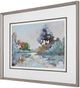 Uttermost® Morning Lake Watercolor White Oak Framed Print-3