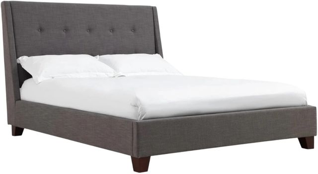 Modus Furniture Madera Dark Charcoal California King Upholstered Platform Bed-0